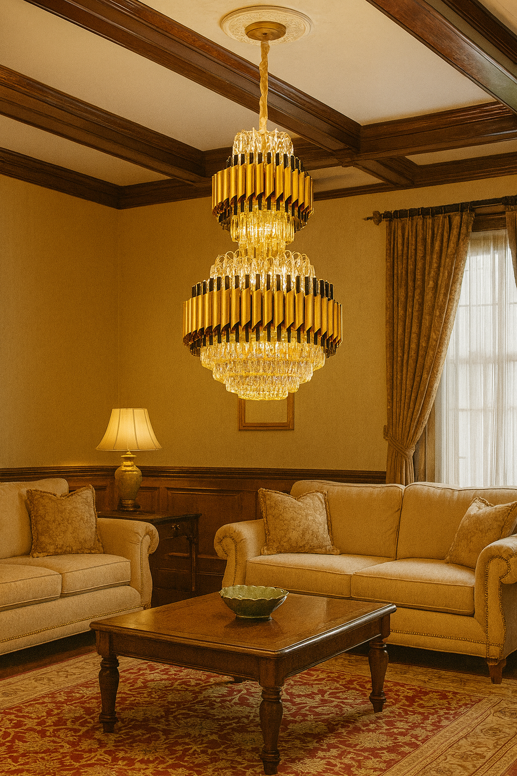 Lámpara de Cristal de Lujo