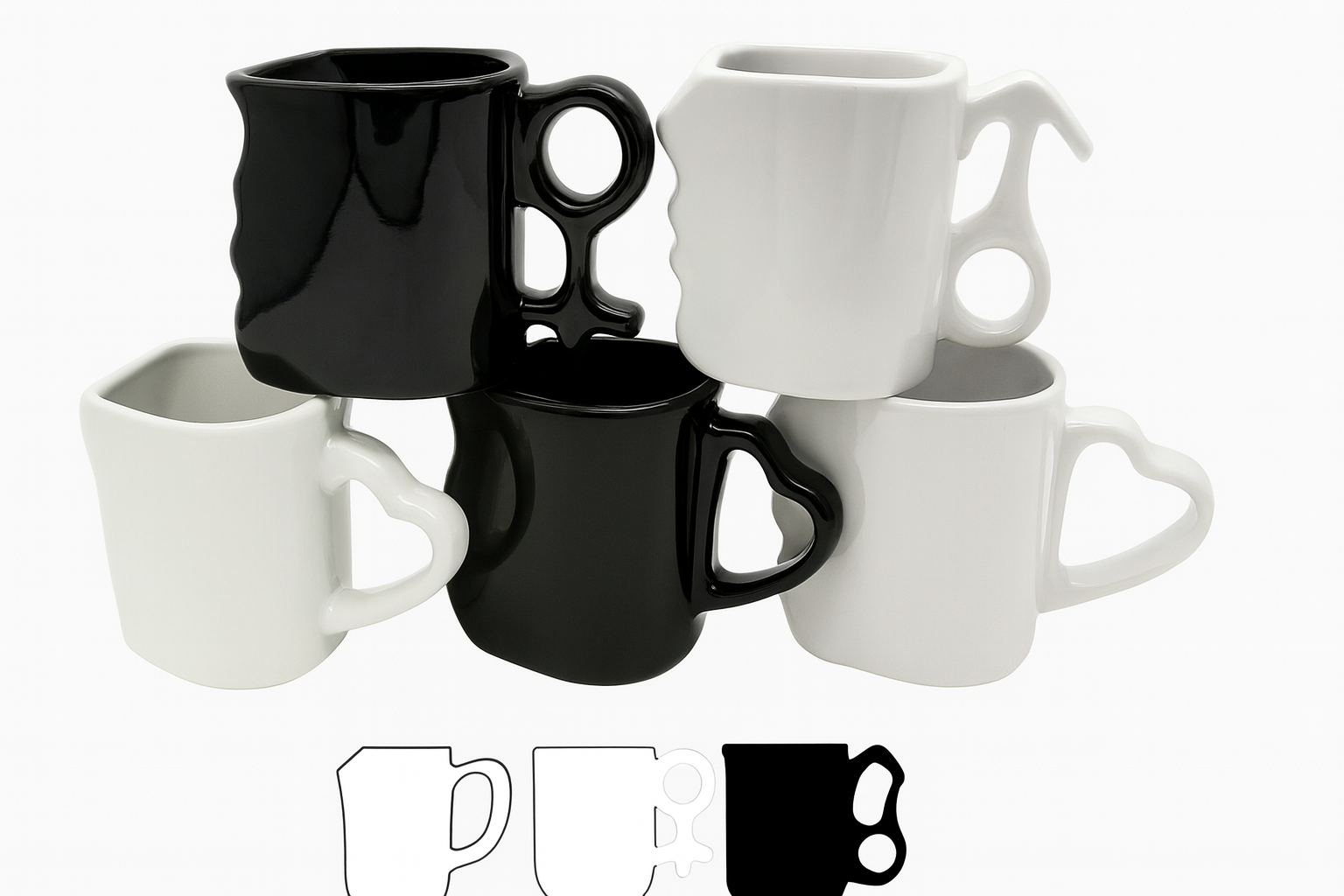 Taza de cerámica | Variedad de colores – 6.5 × 7 cm – Modelo CRM-XYTC004