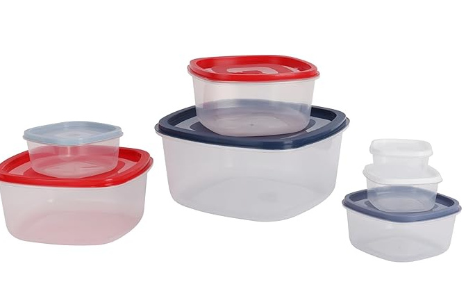 Juego de 7 tapones de plástico para almacenamiento | Diferentes tamaños