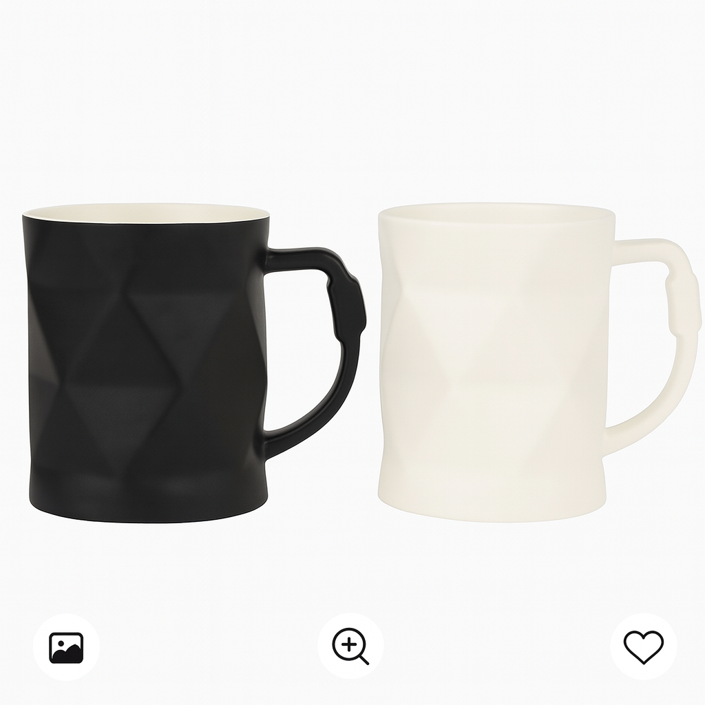 Taza de cerámica | Variedad de colores – 8.8 × 9.8 cm – Modelo CRM-XYTC005
