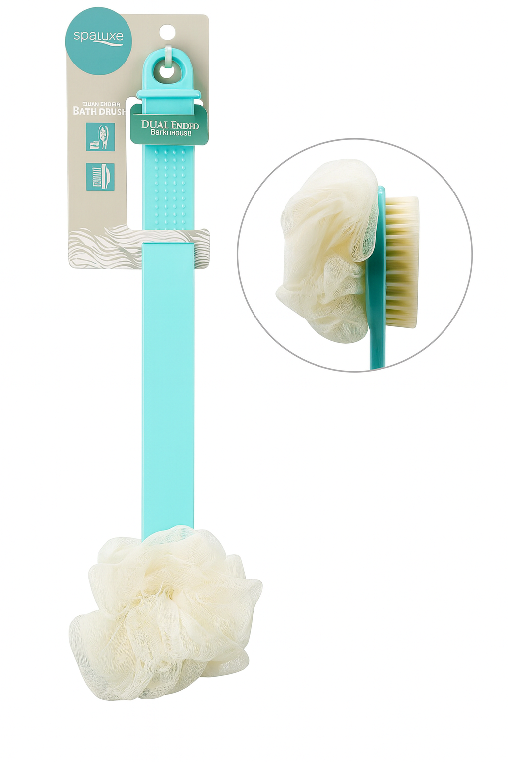 Cepillo corporal con mango de ducha