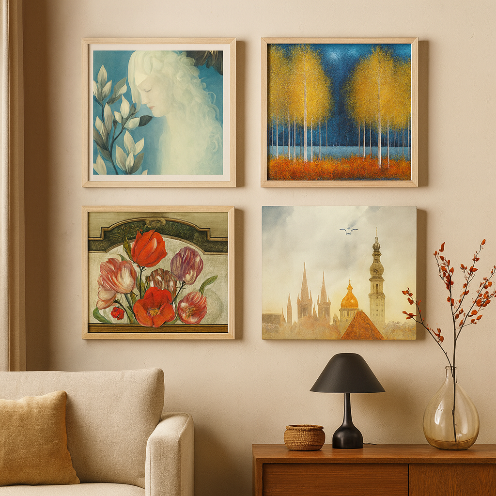 Cuadro decorativo 60×80 cm, diseño moderno y elegante para decoración de interiores