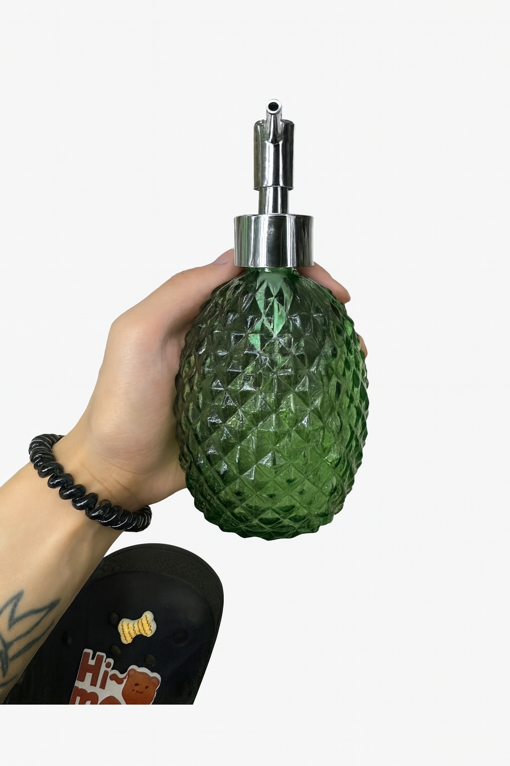 Dispensador de jabon liquido de vidrio