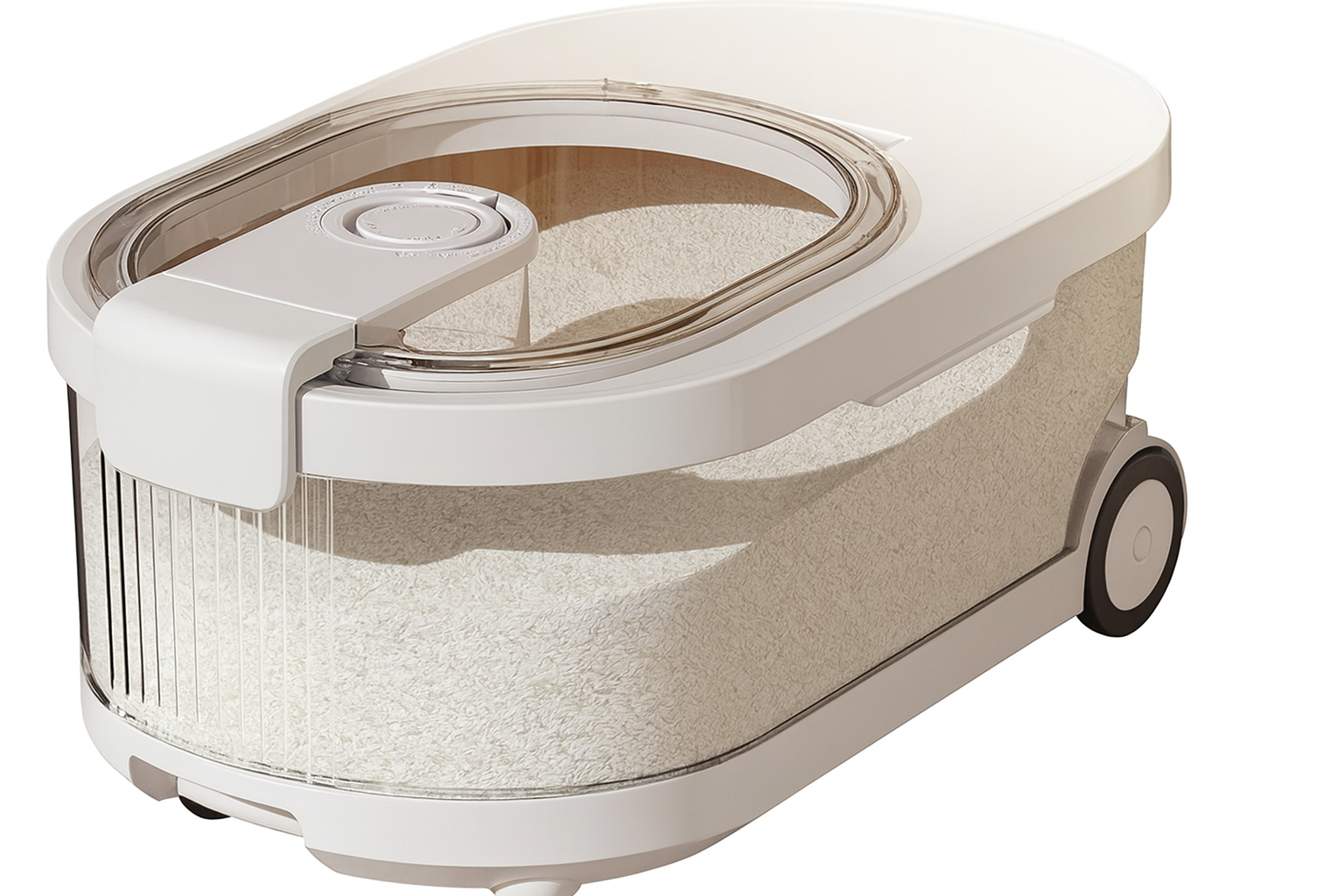 Cubo Dispensador de Plástico para Arroz