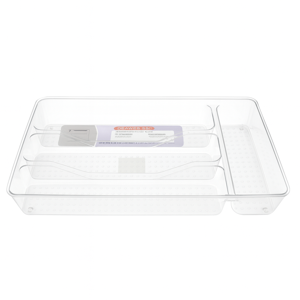 Caja de Almacenaje – Plástico Multiuso | 33 × 18,5 × 4,5 cm