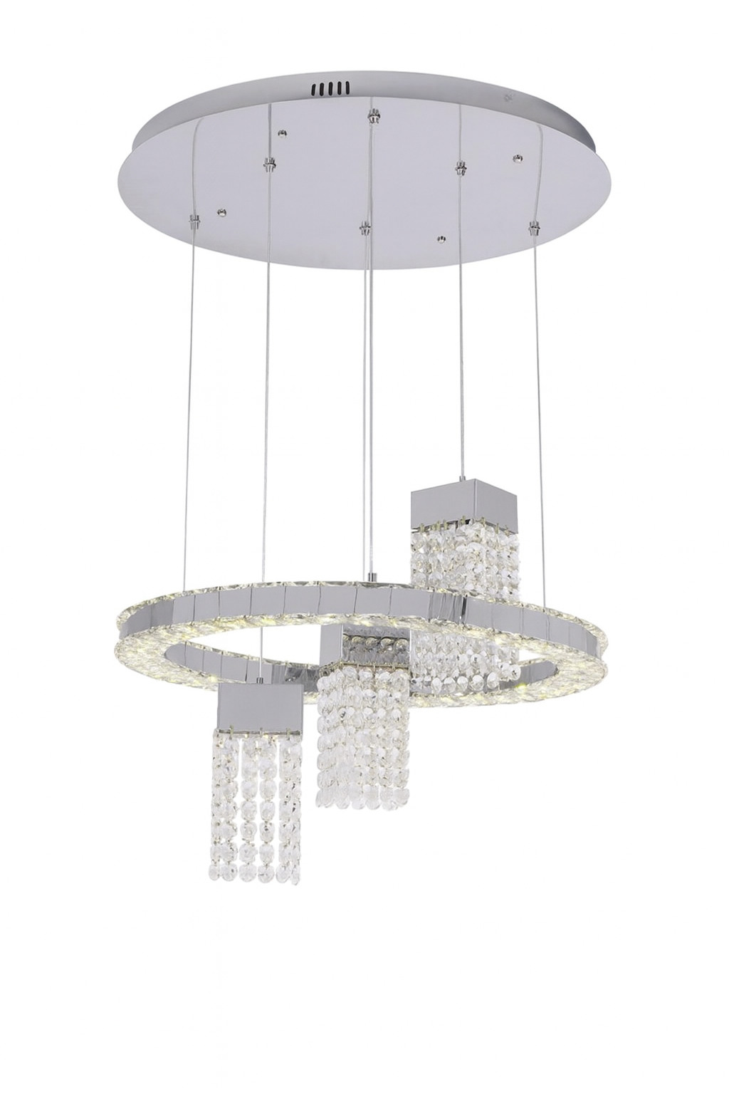 Lámpara colgante de cristal