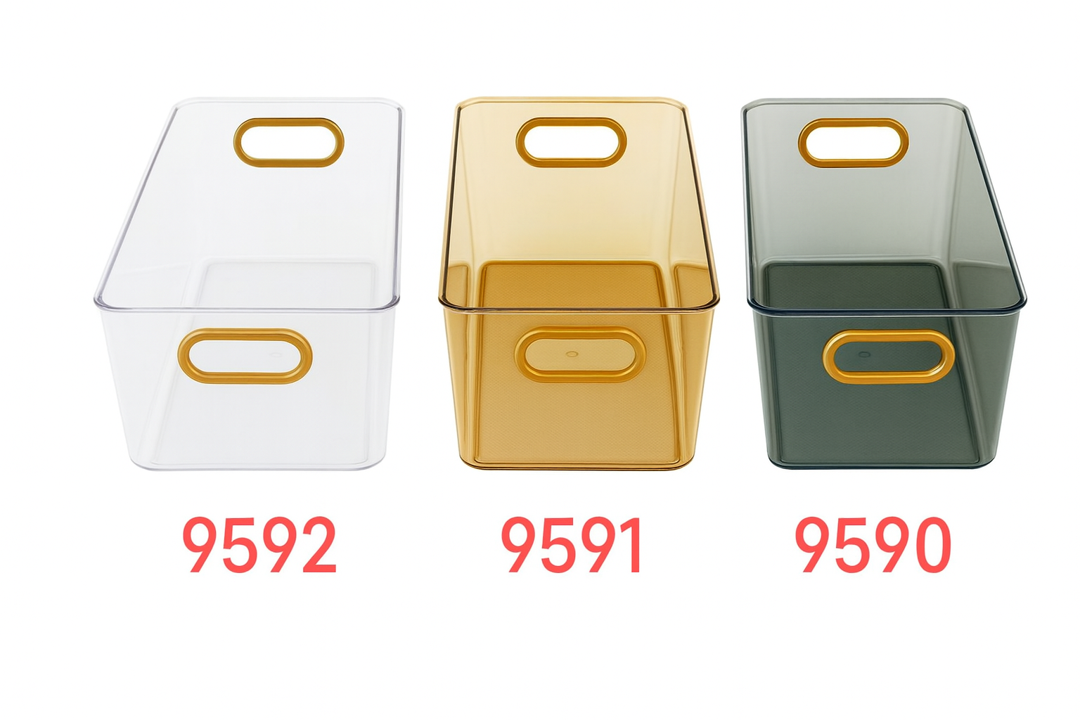 Caja Organizadora– Plástico Multiuso (Variedad) | 23,5 × 13 × 11,5 cm