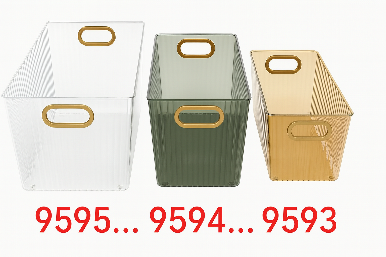 Caja Organizadora – Plástico Multiuso (Variedad) | 29 × 21 × 15,5 cm