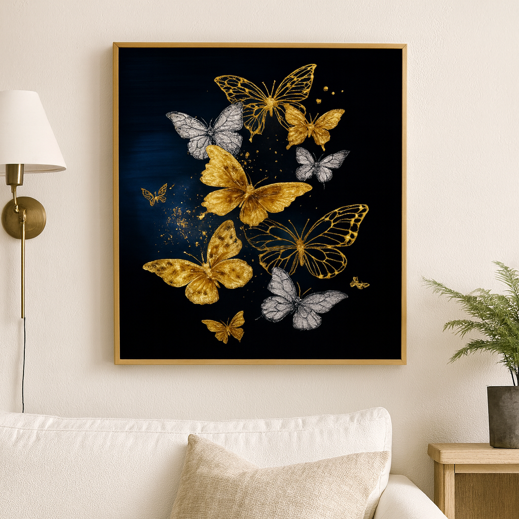 Juego de cuadros decorativos 3 piezas, tamaños 40×60 cm (2) y 60×80 cm (1), moderno y elegante