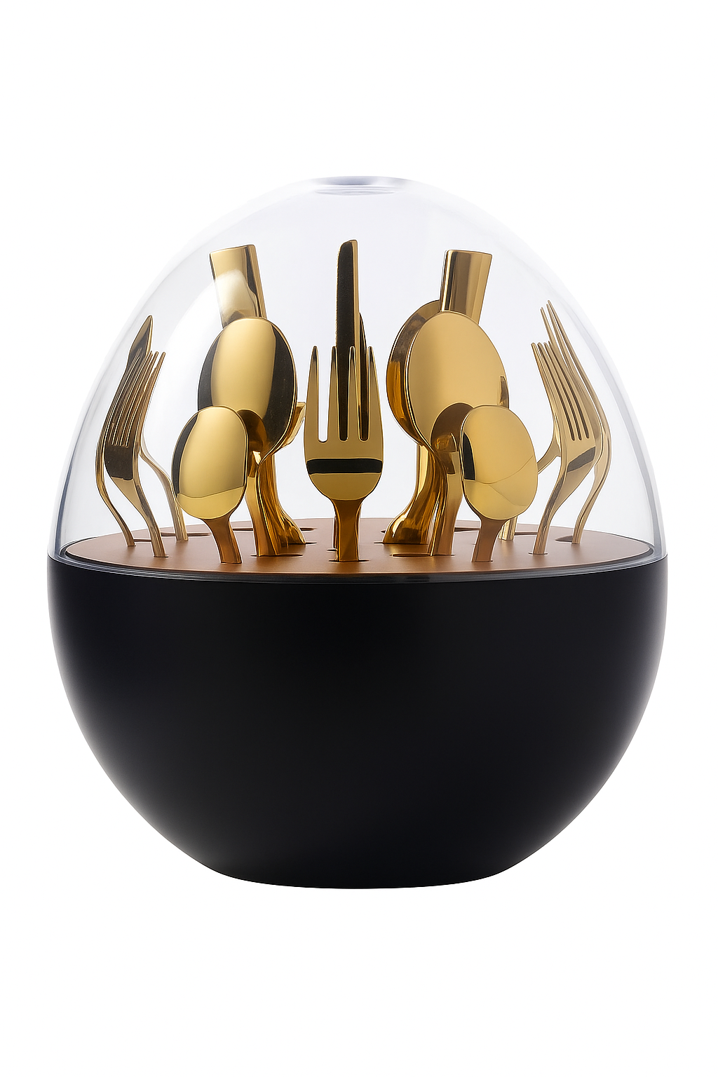 Juego de cubiertos 24 piezas oro - Cuchillos