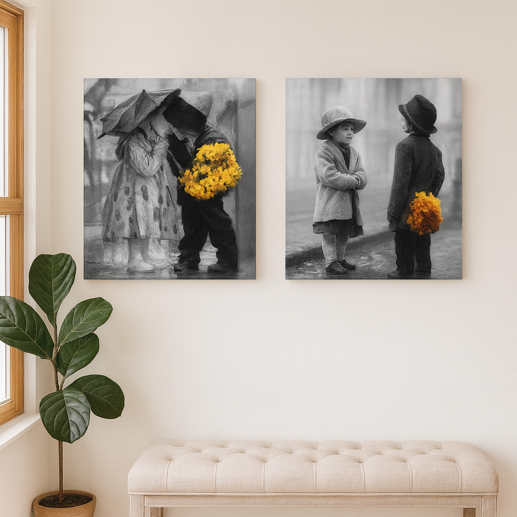 Cuadro decorativo para sala, tamaño 40×40 cm, moderno, elegante y versátil