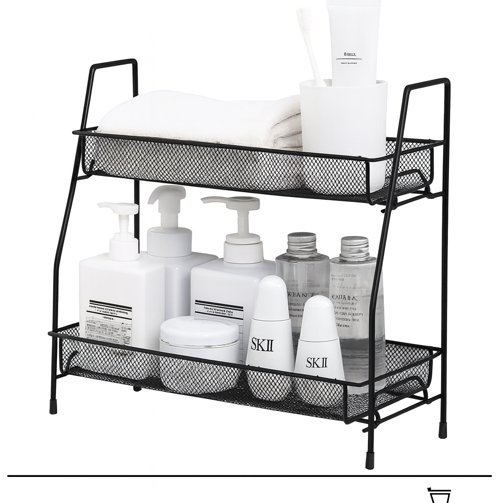 Estante Organizador de Metal– 31 × 17 × 33 cm | Multiusos y Resistentes