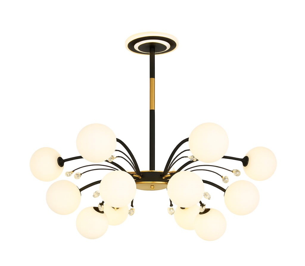 Lámpara Colgante Moderna de 10 Cabezas