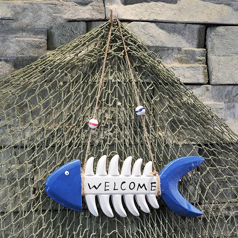 ADORNO COLGANTE DE PEZ  – Toque Marino, Natural y Súper Decorativo