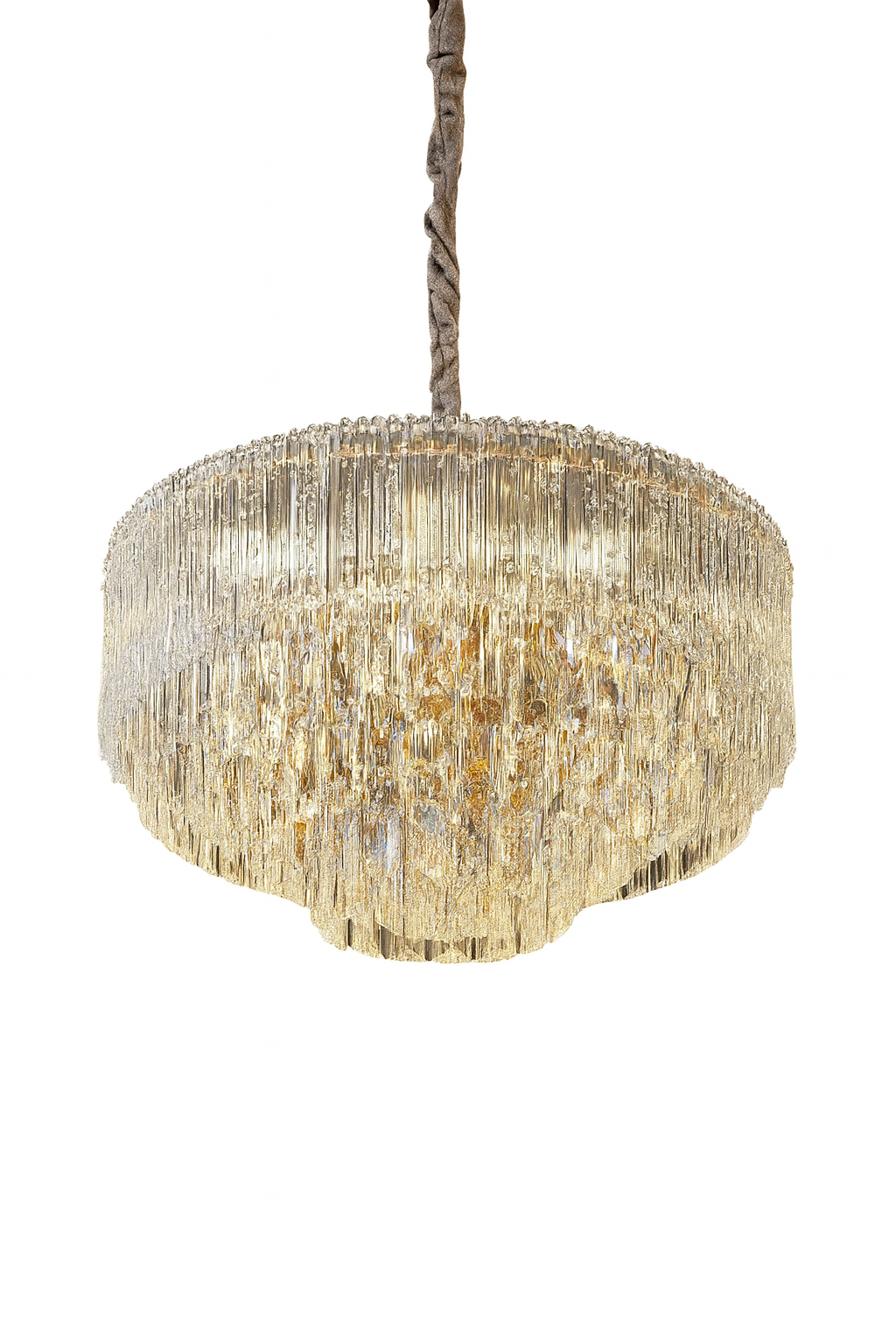 Lámpara colgante de cristal