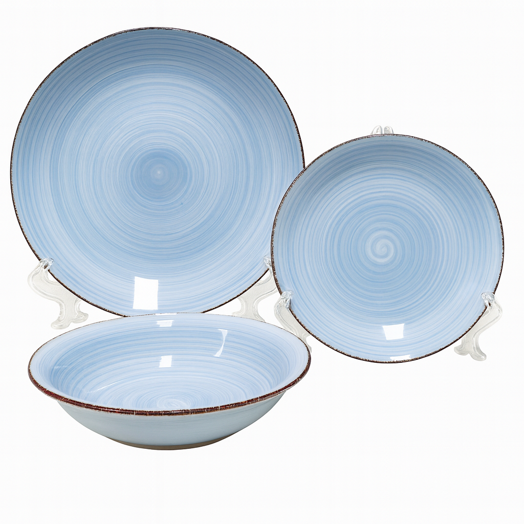 Set de plato y cuenco de ceramica variedad