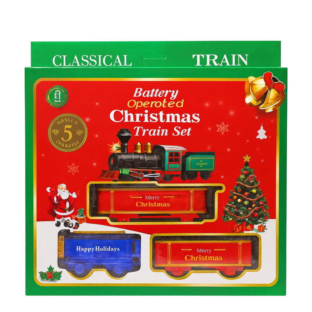 Tren electrico navideño