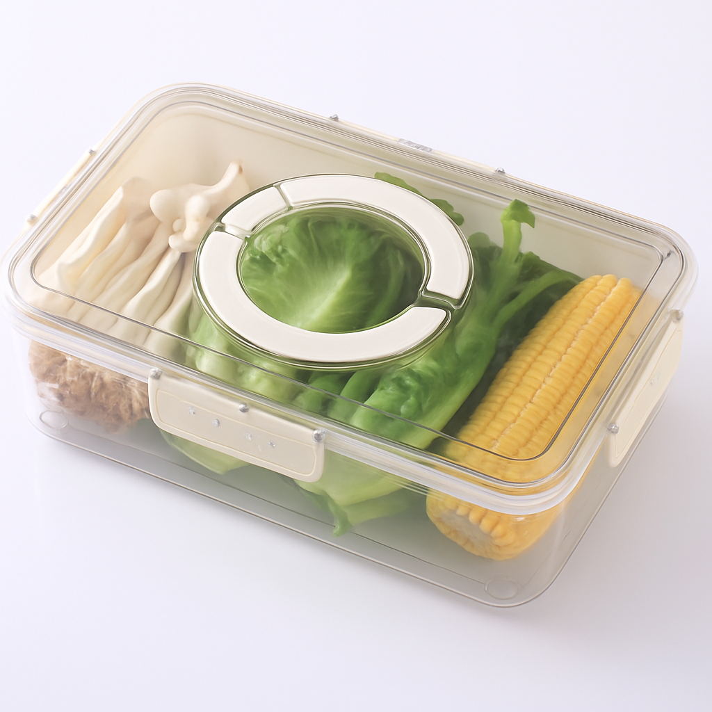 Caja para Conservar Alimentos – Plástico | 31×24×7cm