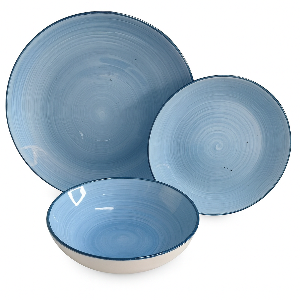 Set de plato y cuenco de ceramica variedad