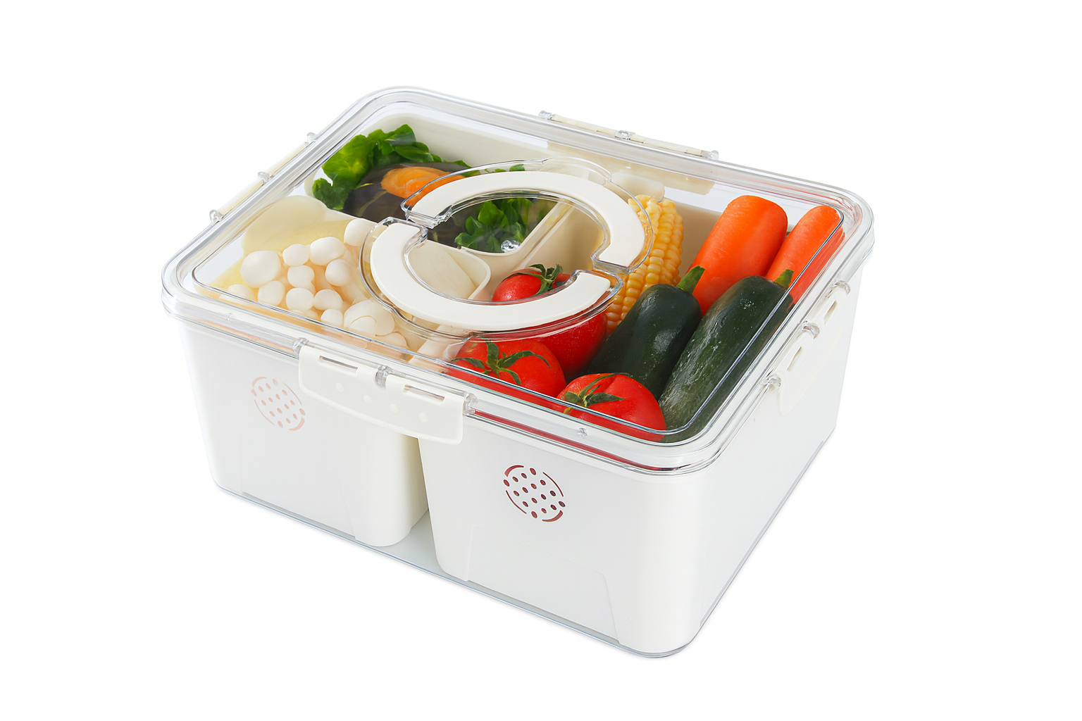 Recipiente Hermético– Plástico para Conservar Alimentos | 31 × 24 × 14,5 cm