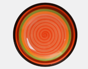 Juego de vajilla arcoiris 16uds.