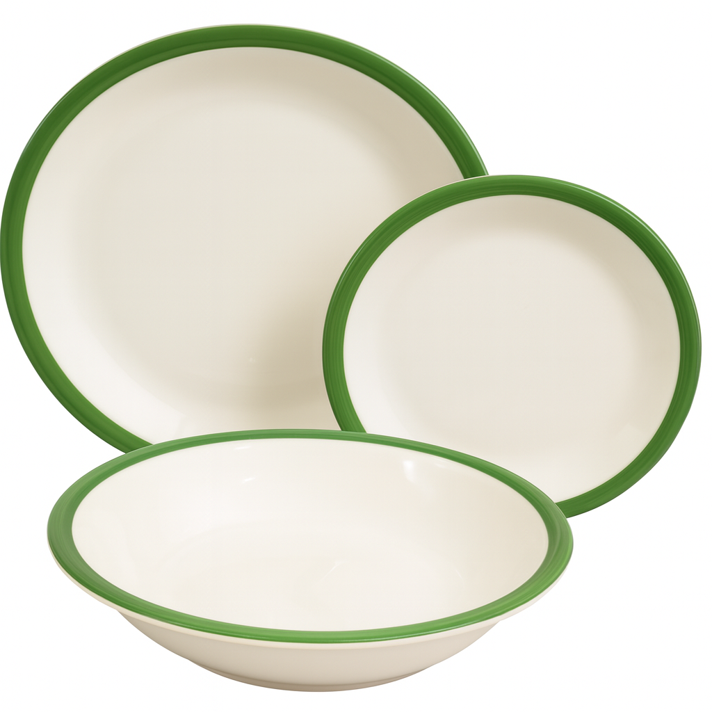 Set de plato y cuenco de ceramica variedad