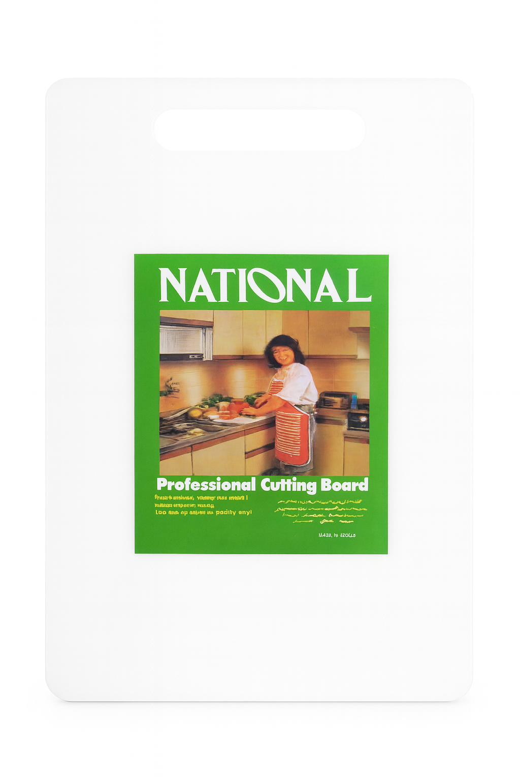 Tabla de plastico para picar