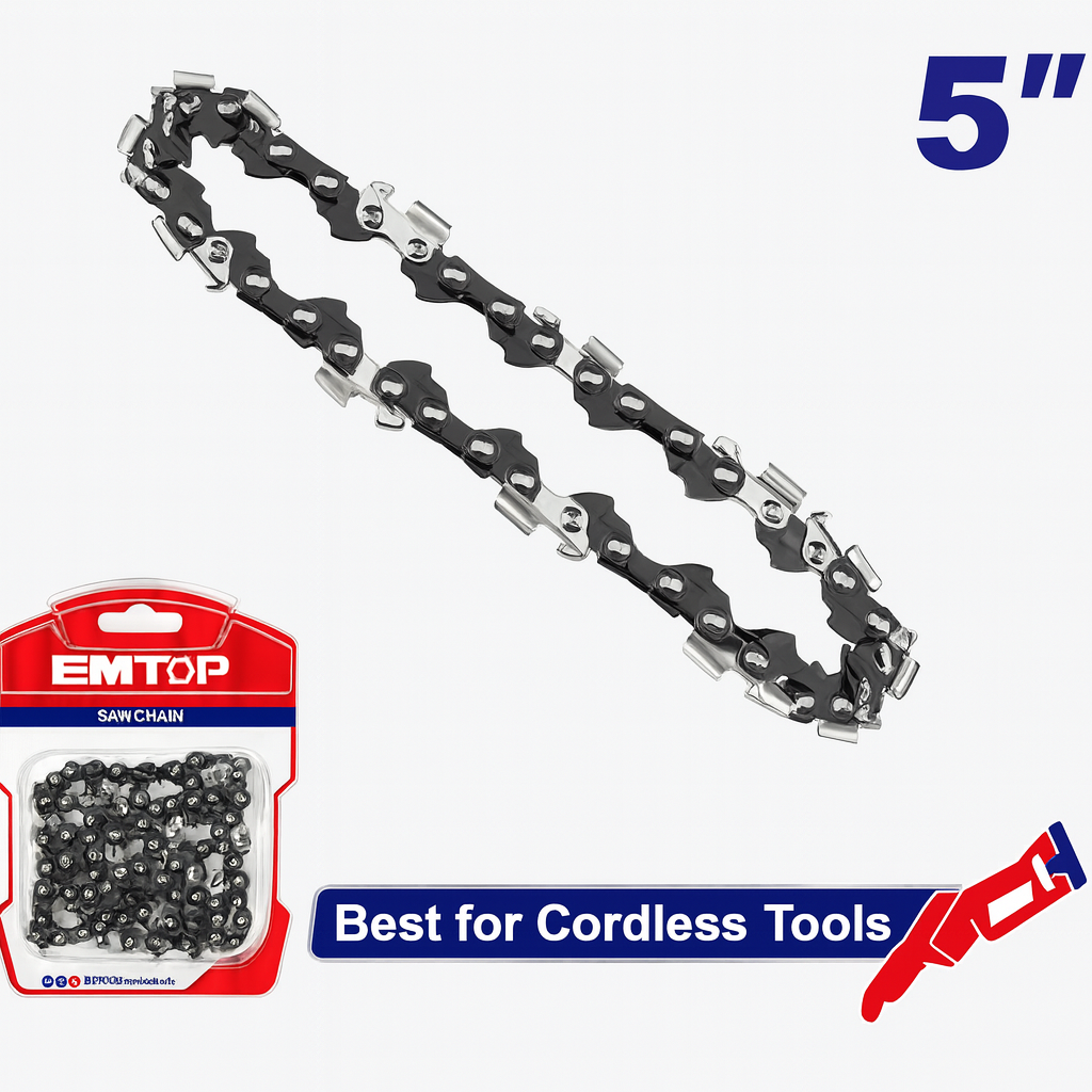 Cadena para motosierra EMTOP 1/4" x 0.043" (32 eslabones) compatible con modelos ELGA2058 / ELGA20581 / ULGA20581