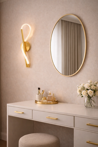 Aplique de Pared LED – Latón Natural