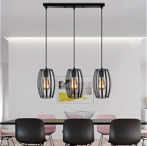 Lámpara colgante de 3 luces