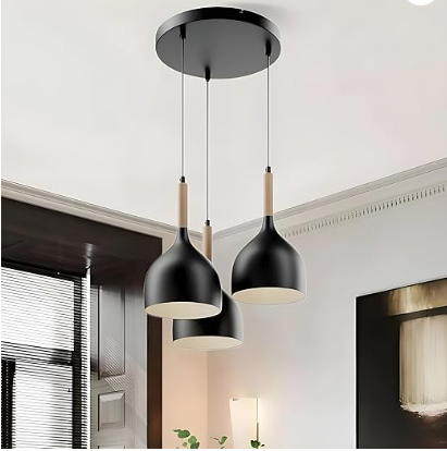 Lámpara colgante de 3 copas