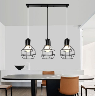 Lámpara colgante de 3 copas