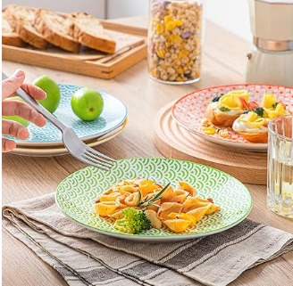 10.5" Plato con esmalte en relieve