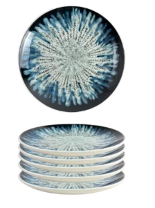 Juego de platos ceramica de 24 piezas.