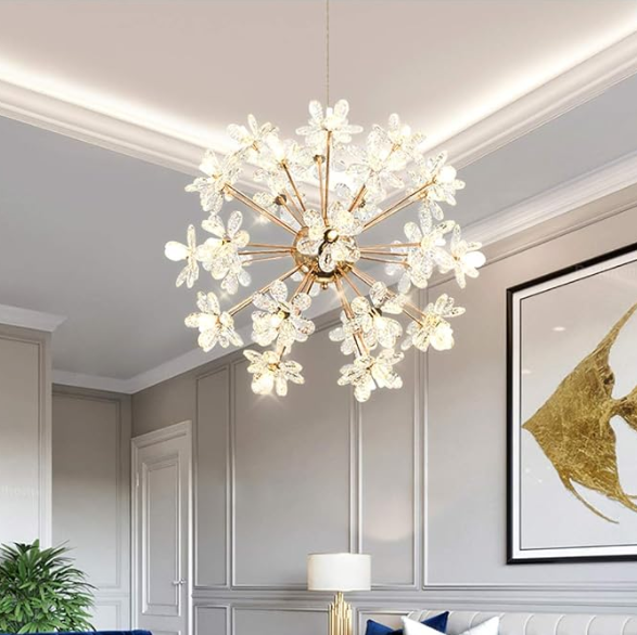 Lámpara Colgante de Cristal LED