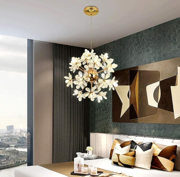 Lámpara Colgante de Cristal LED