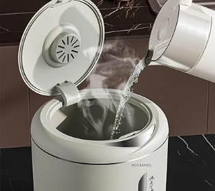 Cubo Dispensador de Plástico para Arroz