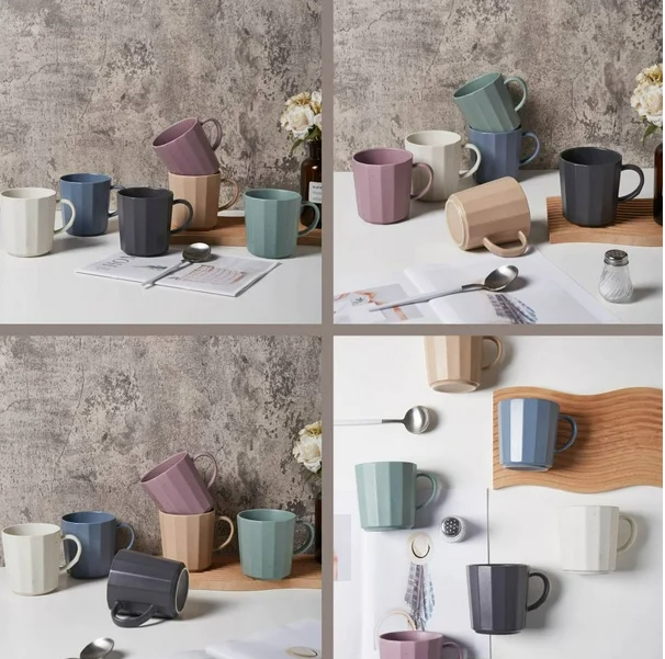Taza de cerámica | Variedad de colores – 10 × 10.8 cm – Modelo CRM-XYTC003
