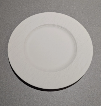 10.5" Plato plano de ceramica