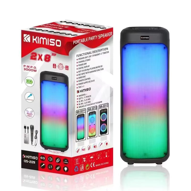 ocina Reproductor con Micrófono – Iluminación LED y Diversión Total