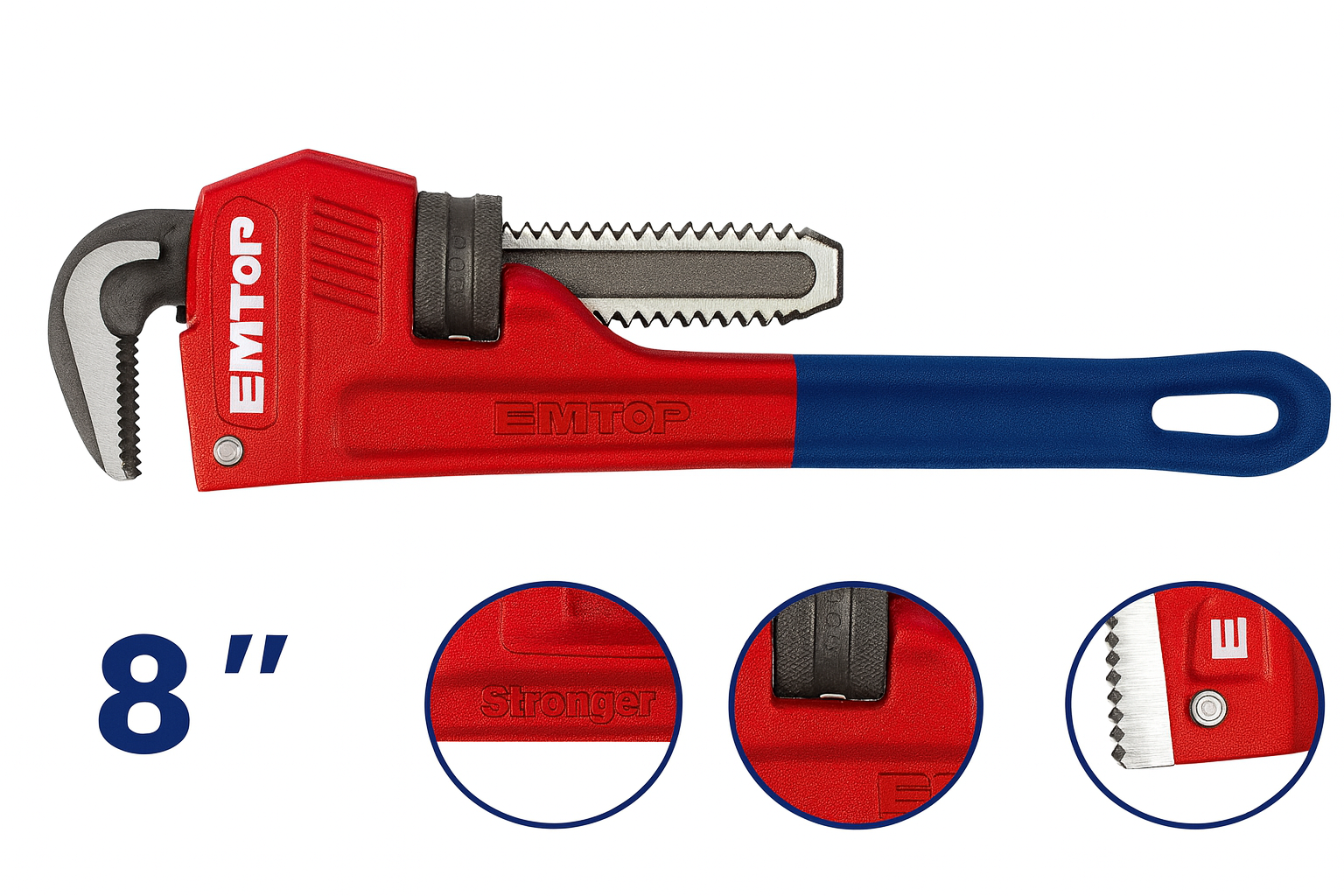 Llave de Tubo Stillson de 8" Profesional