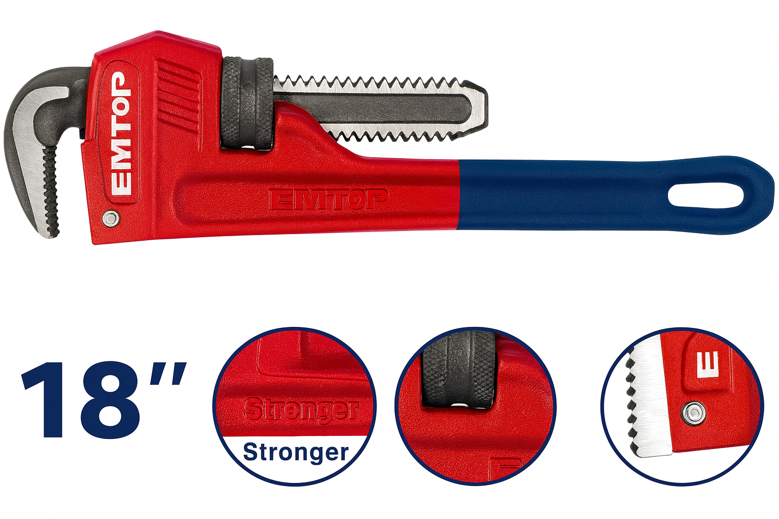 Llave de Tubo Stillson de 18" Profesional