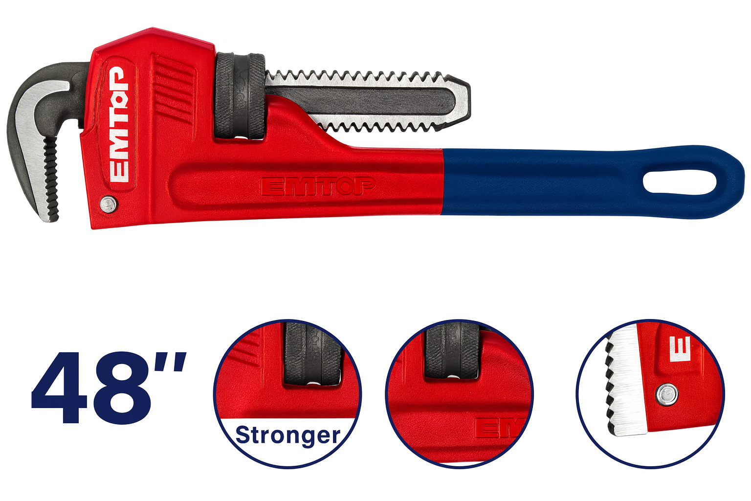 Llave de Tubo Stillson de 48" Profesional