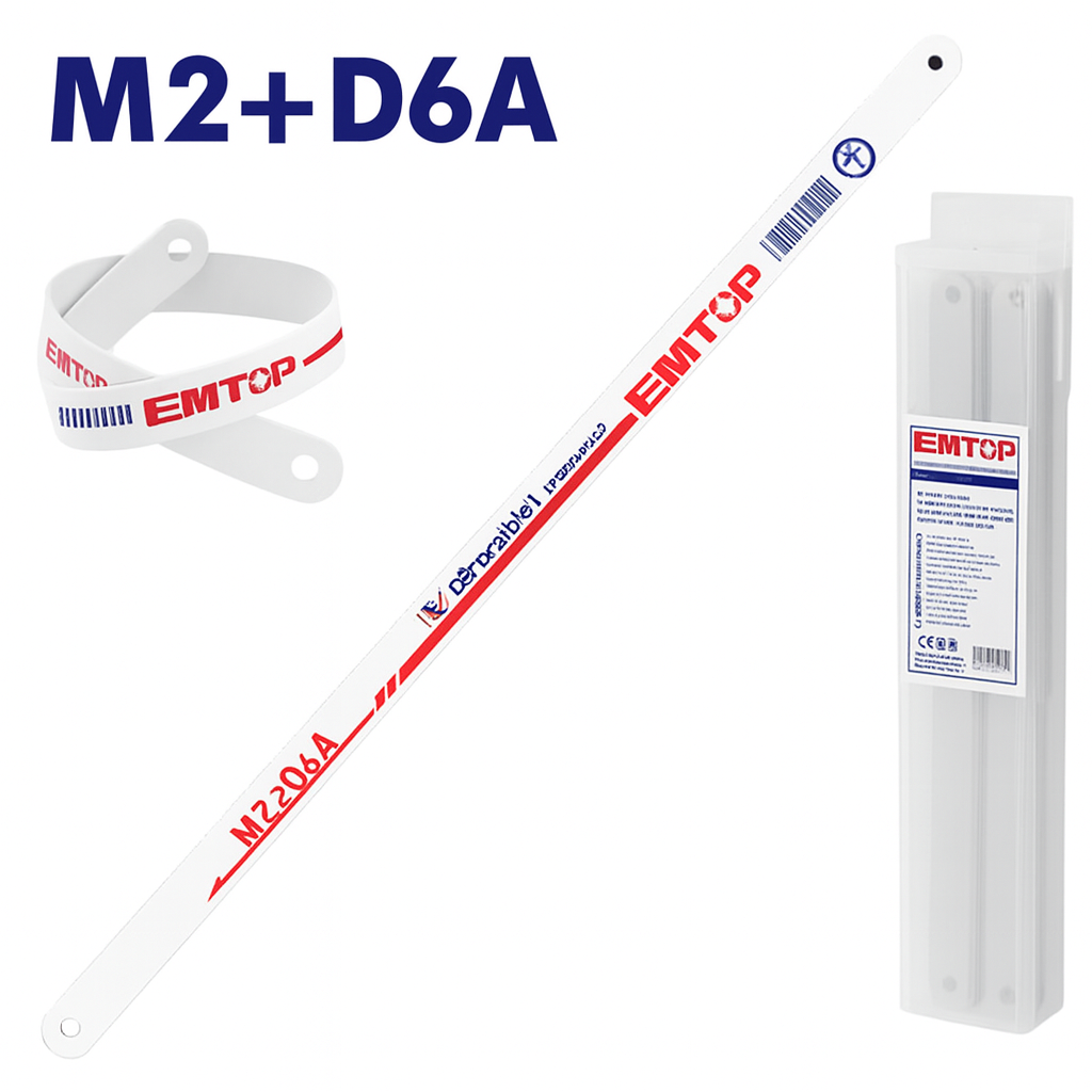 Hoja de sierra/segueta bimetálica EMTOP 300 mm (12") 24T – acero M2+D6A