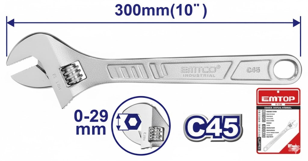 Llave ajustable: 150mm(6")
