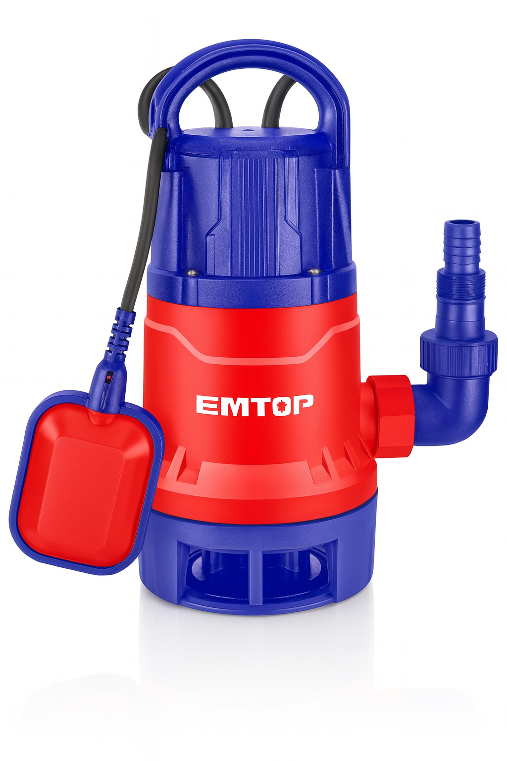 Omba sumergible para aguas residuales EMTOP 1 HP 750W con flotador automático