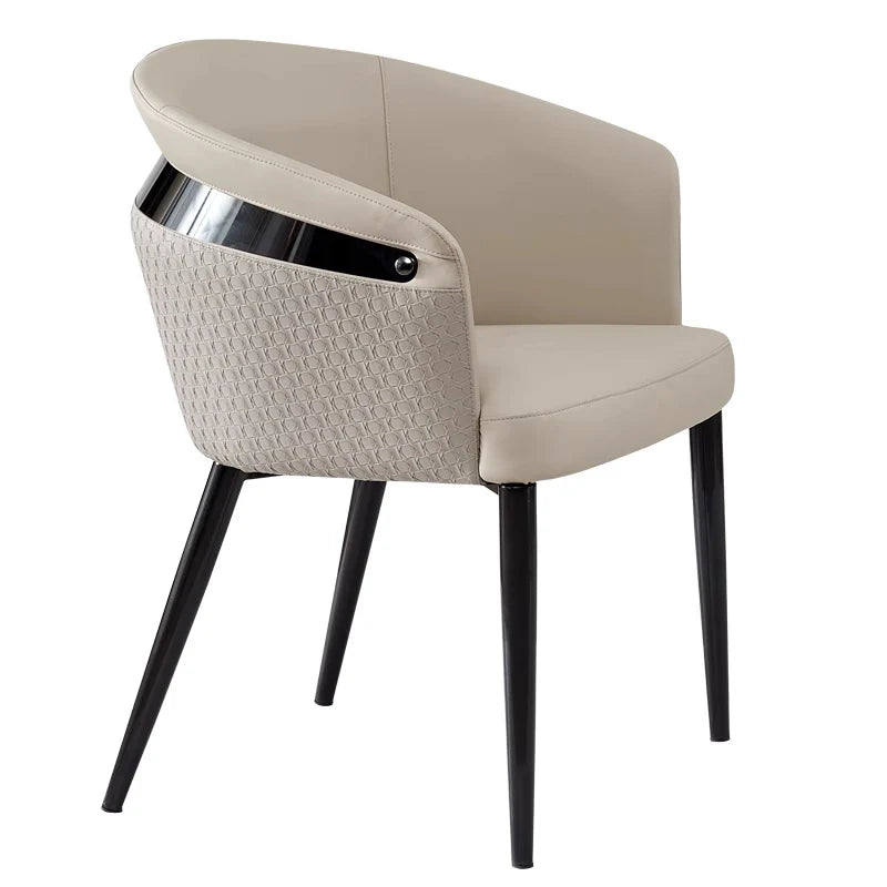 SILLA  – Cuero Sintético + Metal + Tela | Moderna, Elegante y Súper Resistente