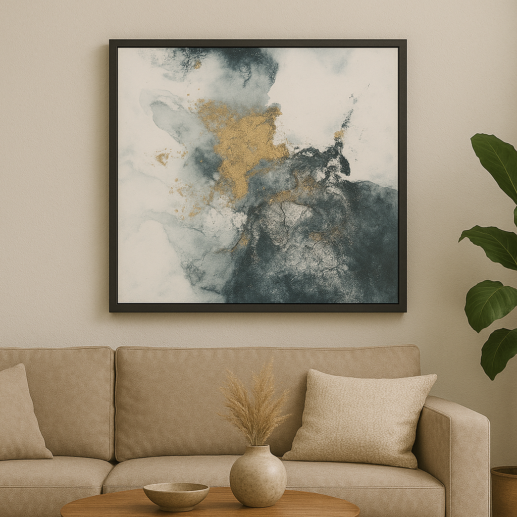 Cuadro decorativo 25×25 cm, diseño moderno y elegante para decoración de interiores