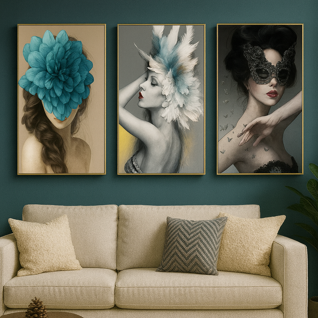 Cuadro decorativo para sala, tamaño 40×60 cm, moderno, elegante y de alta calidad