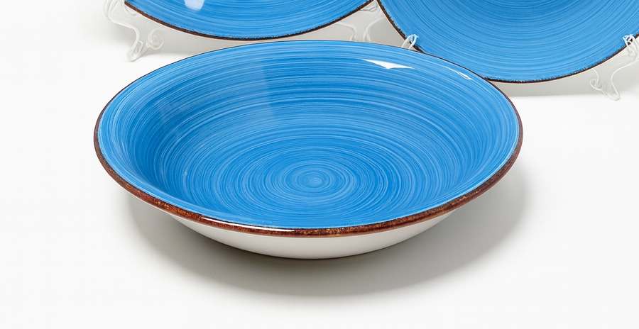 Set de plato y cuenco de ceramica variedad